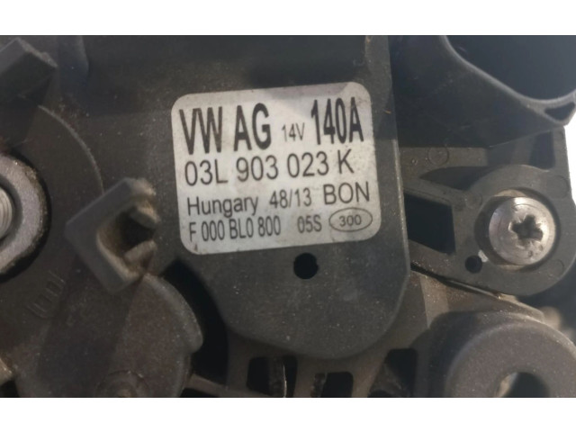 Генератор 03L903023K   Audi A3 S3 A3 Sportback 8P      