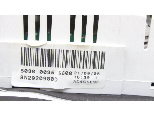 Комплект блоков управления 022906032DP, 8N2920980D   Audi TT TTS Mk2