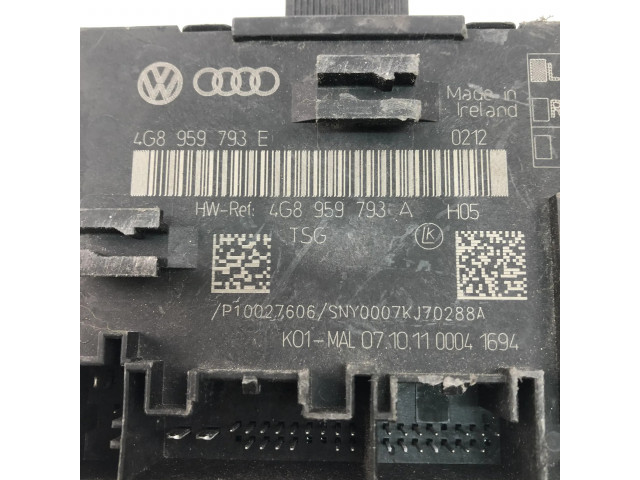 Блок управления 4G8959793E   Audi A6 C7