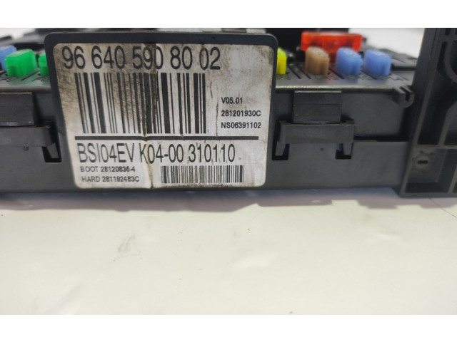 Pojistková skříňka Řídící jednotka BSM 966405808002, BSI04EV   Peugeot 5008 2012