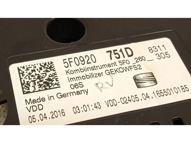 Панель приборов 5F0920751D   Seat Ateca       