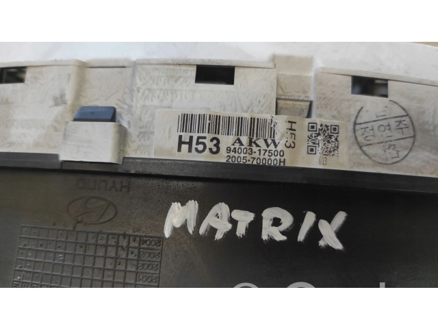 Řídící jednotka 3910523681, 3910923681   Hyundai Matrix 2001