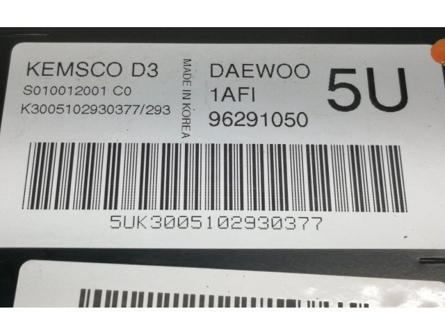 Řídící jednotka 96291050, S010012001   Daewoo Matiz 2003