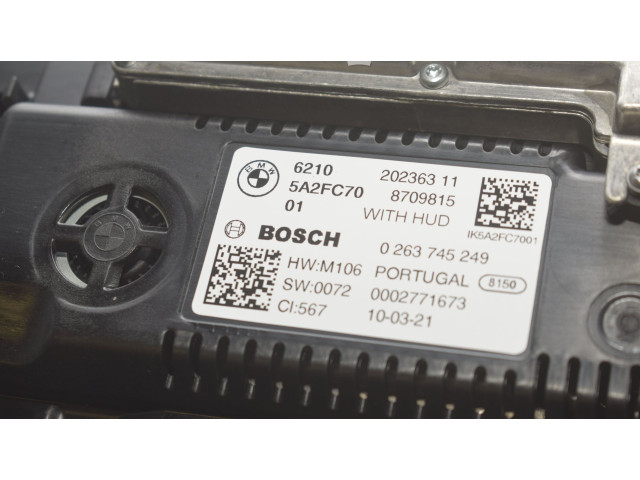 Přístrojová deska  BMW 3 G20 G21 2021 5A2FC70, 62105A2FC70  