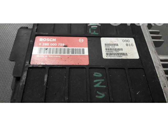 Блок управления двигателя 0280000759   Fiat Uno