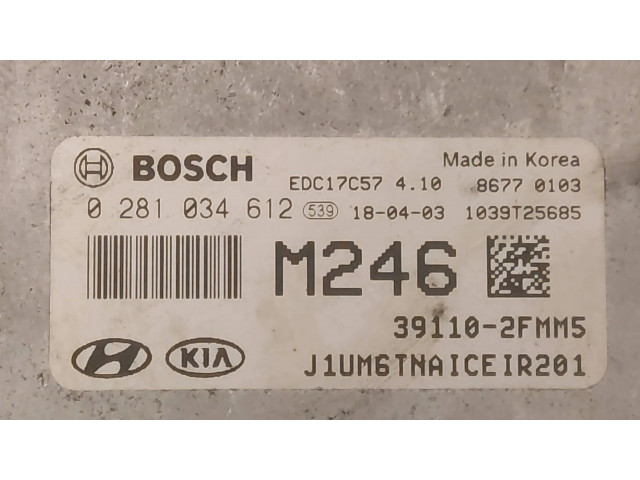 Блок управления двигателя 391102FMM5, EDC17C57   KIA Sorento