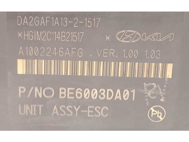 Jednotka ABS 58910H8450, BE6003DA01   KIA Stonic 2022
