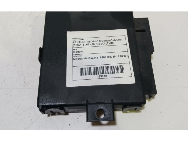 Блок управления 8200149739   Renault Megane II