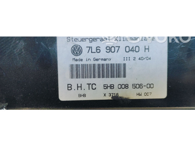 Блок управления климат-контролем 7L6907040H   Volkswagen Touareg I