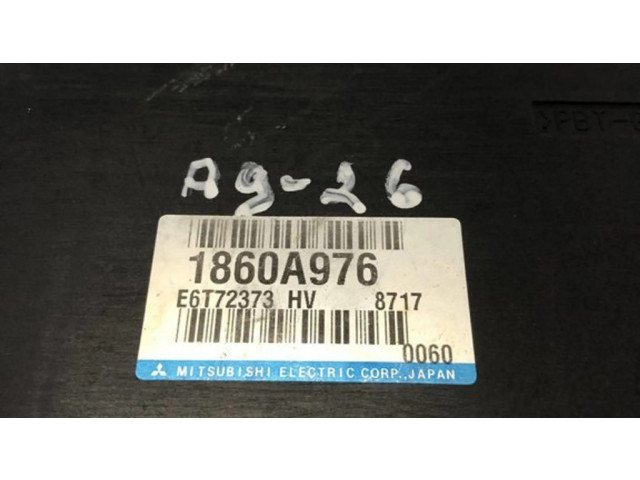 Řídící jednotka 1860A976, E6T72373   Mitsubishi Lancer X 2009