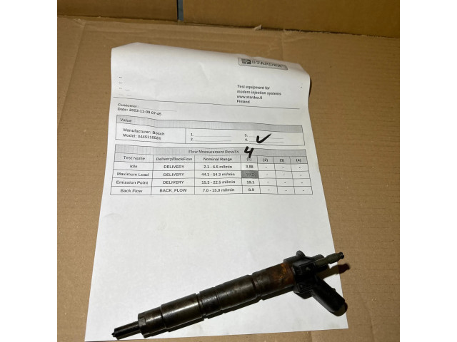 Vstřikovač 0445116024, 04598   BMW X5 E70  pro naftový motor 3.0 N57D30A 