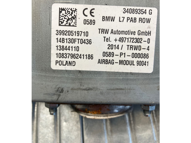 Подушка безопасности пассажира 9205197, 34089354G   BMW 4 F36 Gran coupe