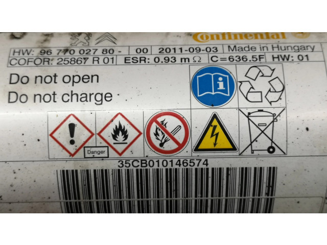 Řídící jednotka 9677002780, 9672188380   Citroen Berlingo 2013