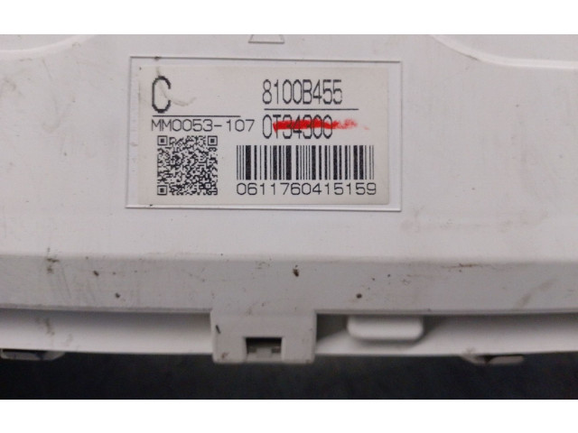 Přístrojová deska  Mitsubishi ASX 2010 8100B455, 0T34300  