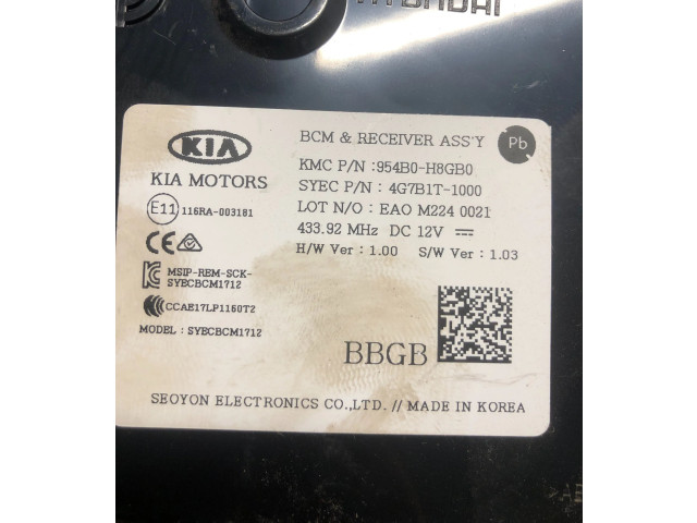 Блок комфорта 954B0H8GB0, 116RA003181   KIA Stonic   