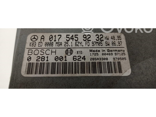 Řídící jednotka A0175459232   Mercedes-Benz E W210 
