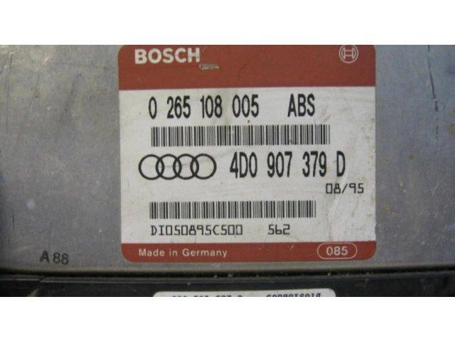 Блок управления АБС 4D0907379D, 0265108005   Audi A4 S4 B5 8D