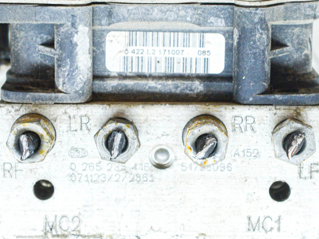 Jednotka ABS 51798096, 0265950756   Fiat Bravo 2008