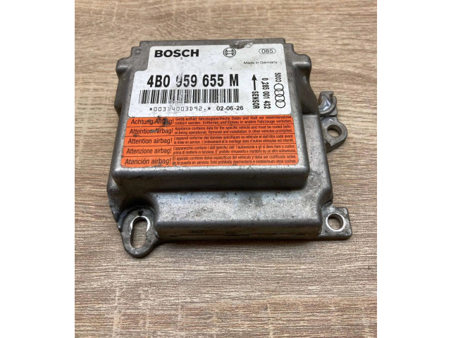 Блок подушек безопасности 4B0959655M, 0285001432   Audi A6 S6 C5 4B
