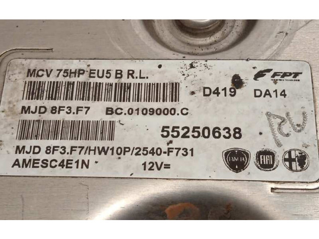 Блок управления двигателя     55250638, AMESC4E1N    Peugeot Bipper 
