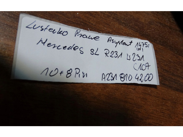 Zpětné zrcátko  Mercedes-Benz SL R232 2021    