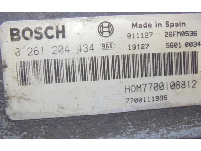 Řídící jednotka 7700108812, 7700108812   Renault Espace III 2001