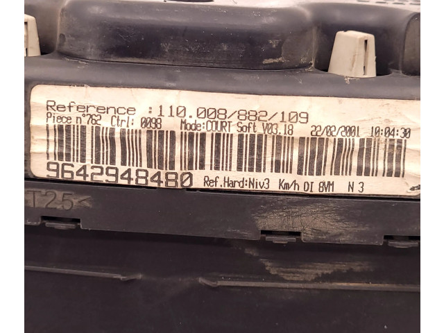 Přístrojová deska  Peugeot 406 1995 9642948480, 110008882109  