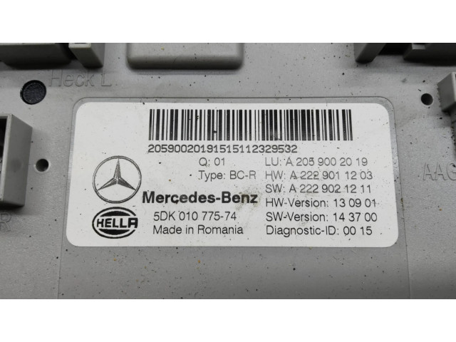 Блок комфорта A2059002019, A2229011203   Mercedes-Benz C W205   