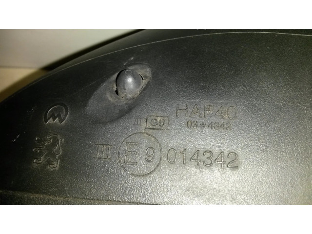 Zpětné zrcátko pravé Peugeot 207 2006  96806501XT, EXLD  