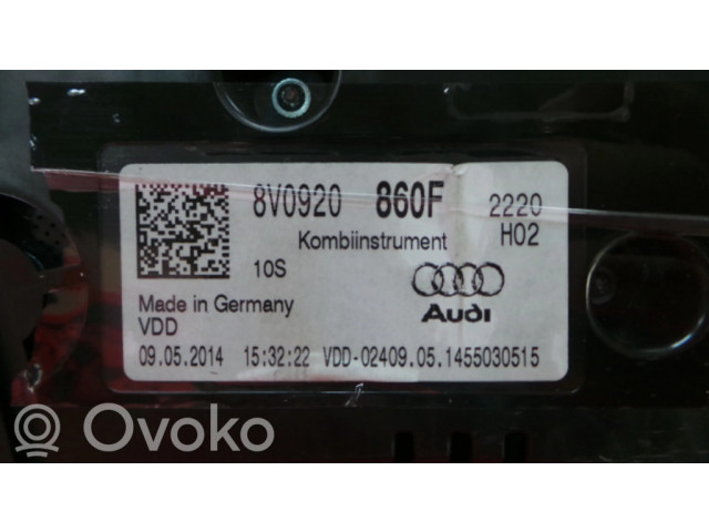 Панель приборов A2C84207800   Audi A3 S3 8V       