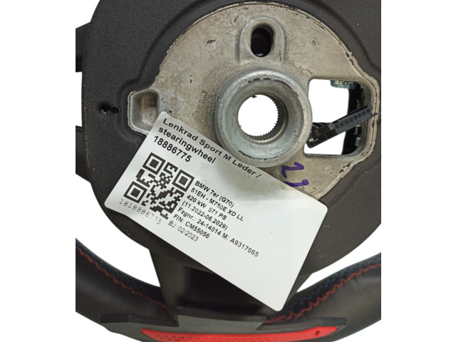 Volant BMW 7 G70 2022 32305A84DC0, 32305A84DC0  