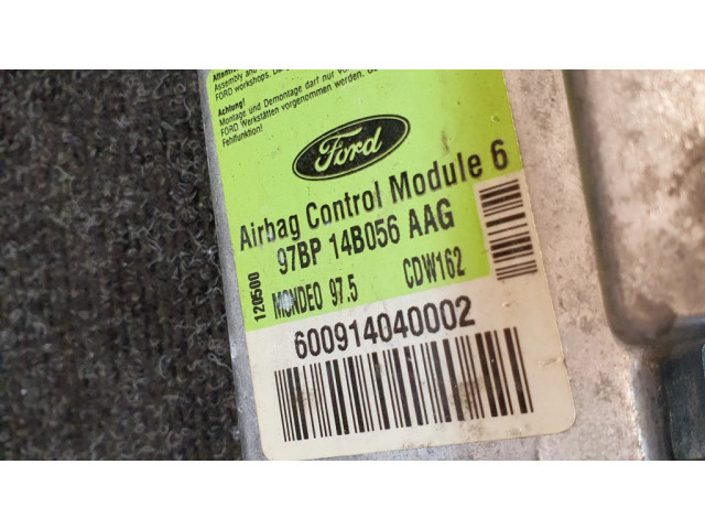 Блок подушек безопасности 97BP14B056AAG, 600914040002   Ford Mondeo MK II