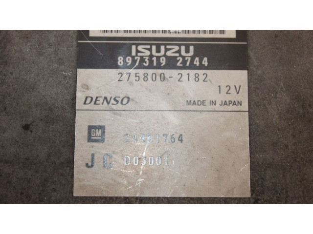 Блок управления двигателя 8973192744, 8973192744   Opel Signum