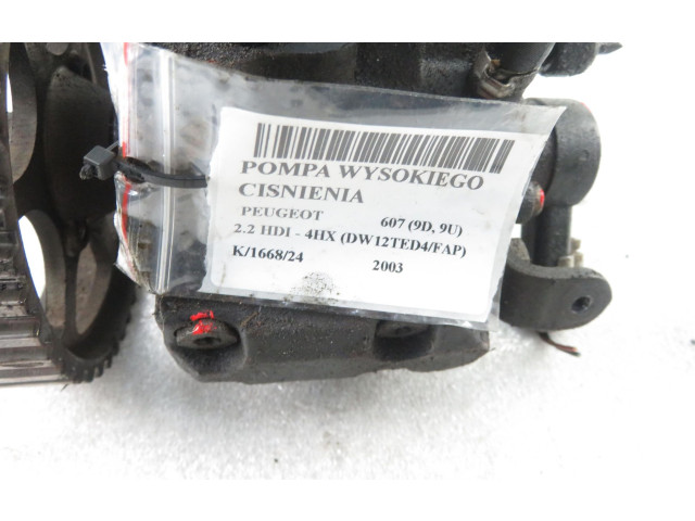 Vstřikovací čerpadlo 0281002493, 0445010021   Peugeot 607    4HX (DW12TED4/FAP) 
