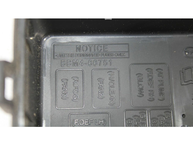Pojistková skříňka Řídící jednotka BSM BBP866761   Mazda 3 II 2012