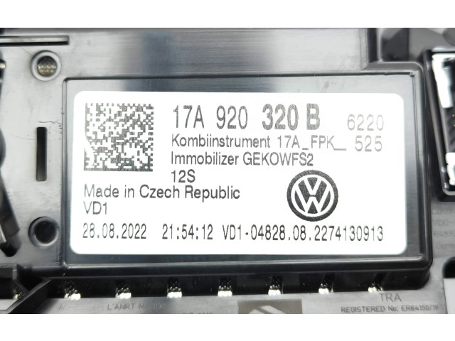 Přístrojová deska  Volkswagen T-Roc 2022 17A920320B  