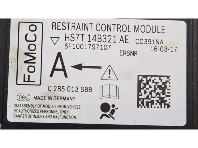 Блок подушек безопасности HS7T14B321, HS7T14B321AE   Ford Fusion II