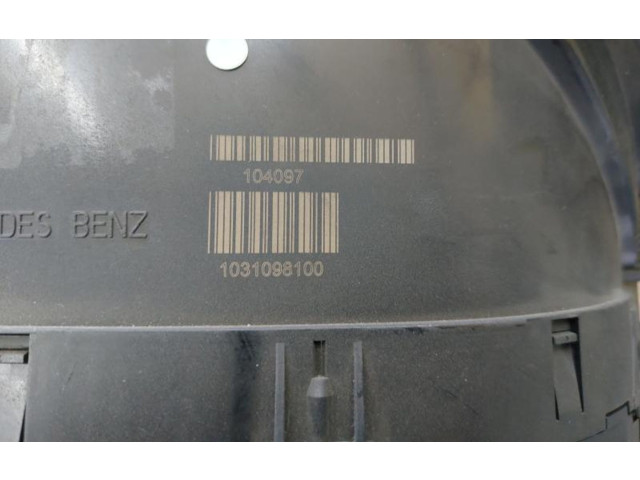 Přístrojová deska  Mercedes-Benz A W169 2004 1031098100, 1031098100  