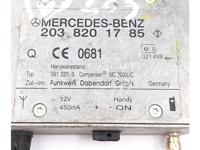 Блок комфорта A2038201785, A2038201785   Mercedes-Benz C W204   