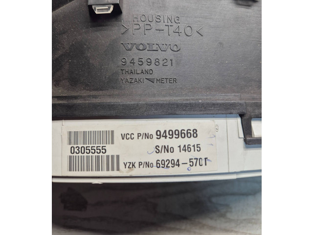 Přístrojová deska  Volvo XC70 2001 9459821, 9499668  