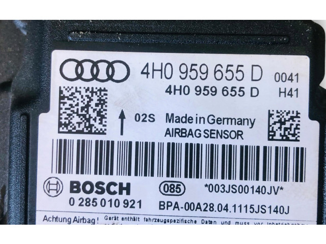 Блок подушек безопасности 4H0959655D   Audi A8 S8 D4 4H