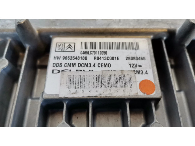 Řídící jednotka 9663548180, R0413C001E   Peugeot 407 2004