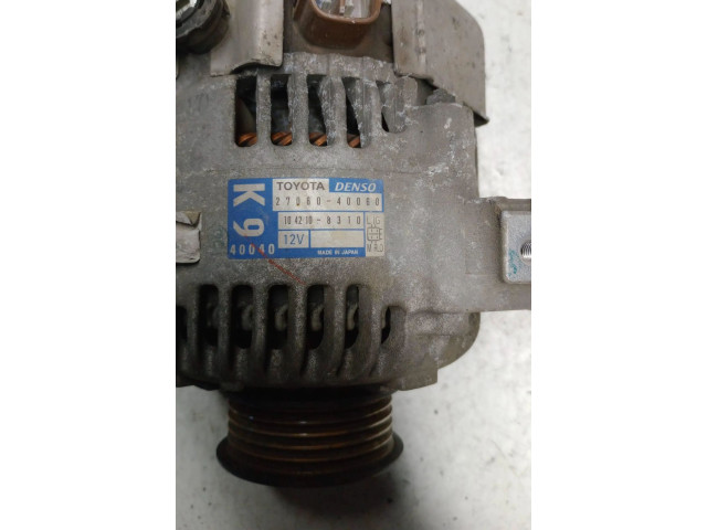 Генератор 27060-40060, 1KR   Toyota iQ      