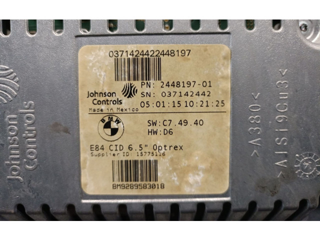 Дисплей    244819701, 65509289583   BMW X1 E84