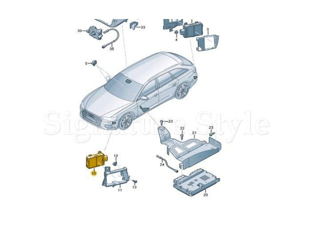 Датчик слепых зон 4N0907669AM, 4N0907669AK   Lamborghini Urus