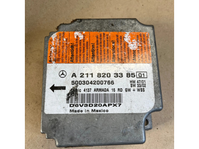 Блок подушек безопасности A2118203385, 500304200766   Mercedes-Benz E W211