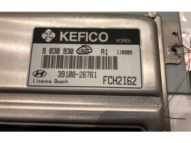 Блок управления двигателем ECU 39108-26761   Hyundai Matrix