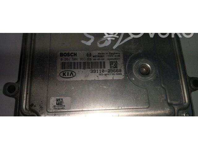 Řídící jednotka 0261S04356, 0261S04356 39110-2B660   KIA Ceed 2019