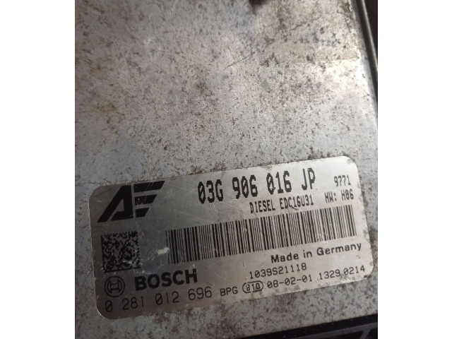 Řídící jednotka 03G906016JP, 1039S21118   Seat Alhambra (Mk1) 2008