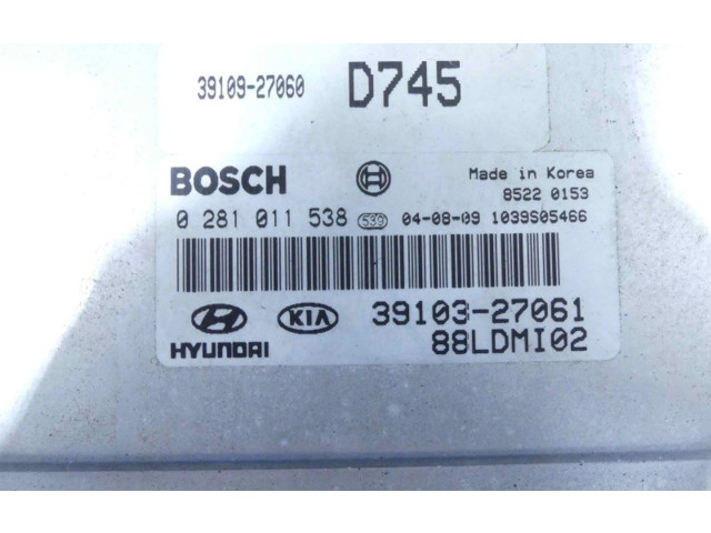 Řídící jednotka 0281011538, IMPRK1304684   KIA Cerato 2004